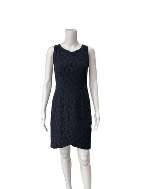 sea Black Lace Mini Sheath Cotton Dress size 4